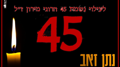 נתן זאב לזכר בסינגל לזכר הרוגי מירון – 45