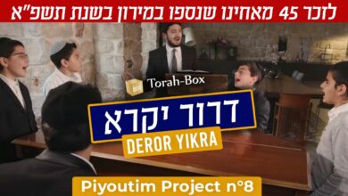 "תורה בוקס" וילדי הפלא בשיר חדש לע"נ הקדושים שנספו בהר מירון